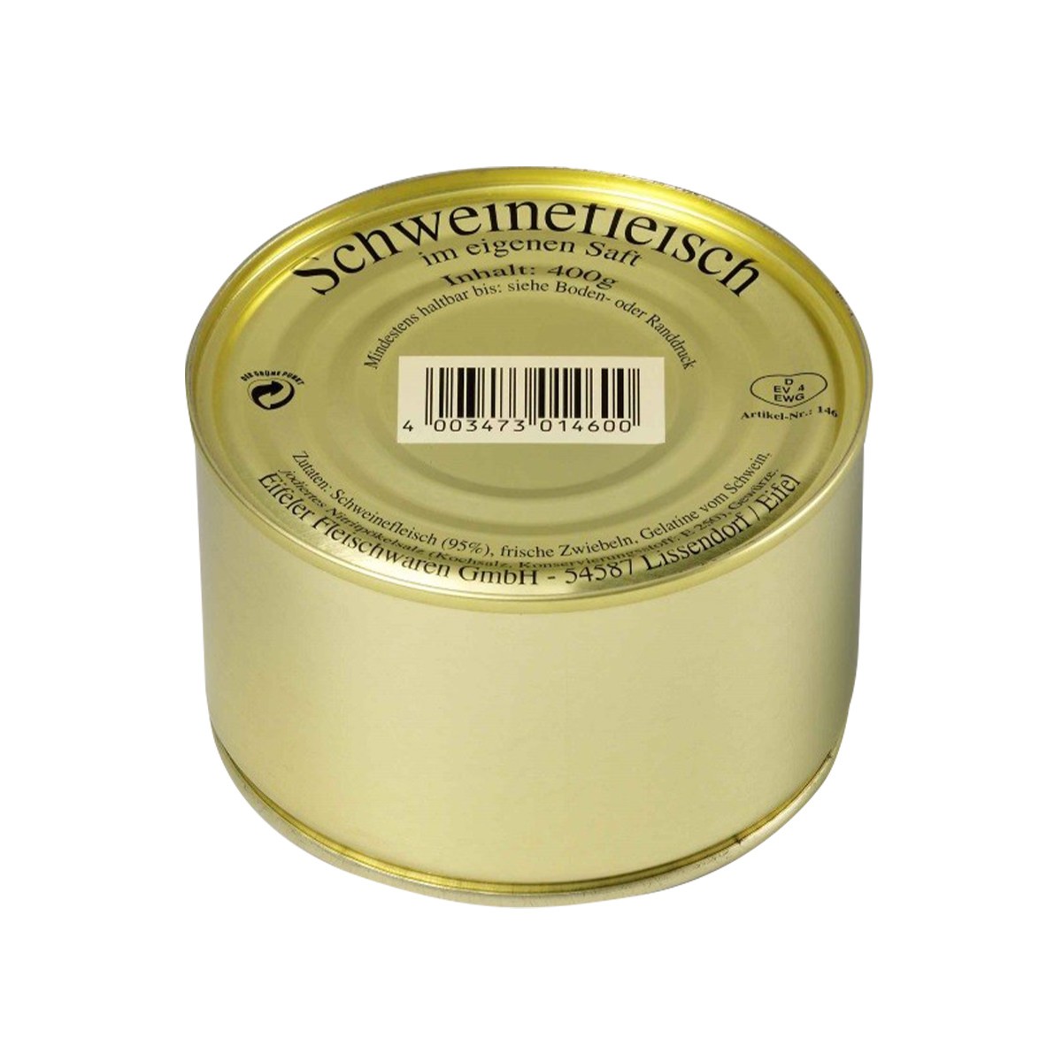 Gutes aus der Eifel Schweinefleisch 400g MHD 18.02.28