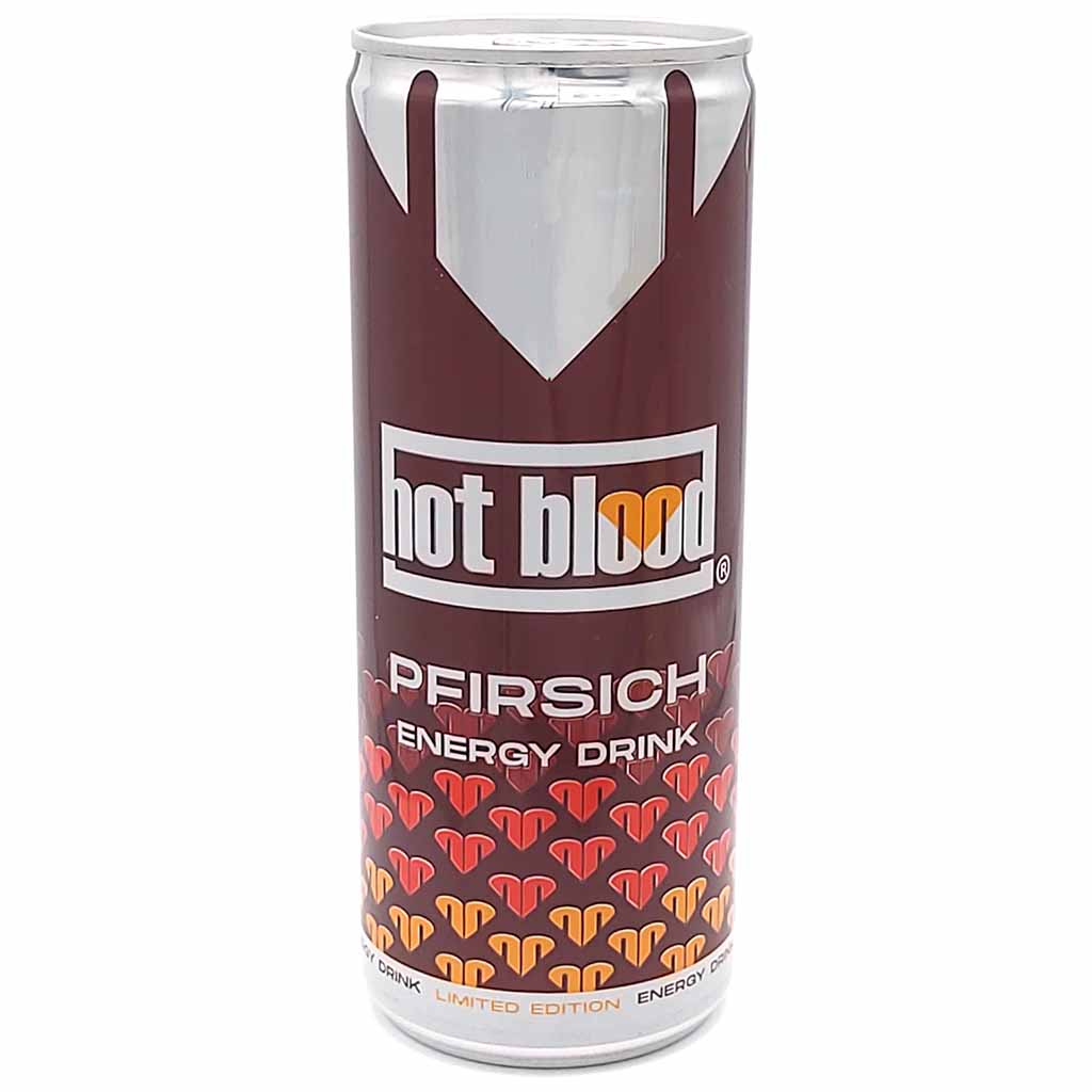 https://www.lebensmittel-sonderposten.de/media/image/a6/5d/c3/Hot_Blood_Pfirsich_Energy_Drink_0-33L_Dose_front.jpg