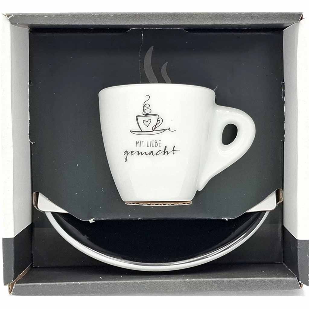 Espresso Tasse Für Dich Motiv Mit Liebe gemacht