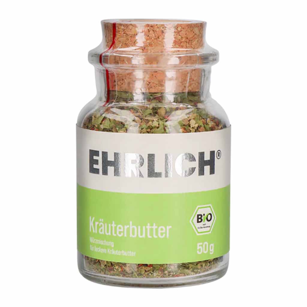 Kräuterbutter, Gewürz, Kräuter, Glasbehälter, 50 g