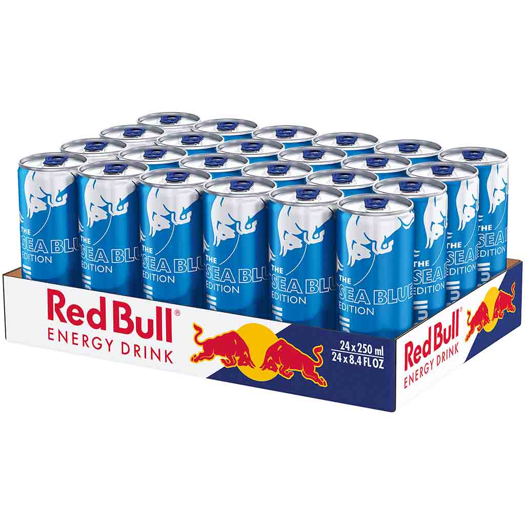 24x Red Bull The Sea Blue Edition Juneberry Energy Drink DOSE á 250ml=6L MHD 13.02.27