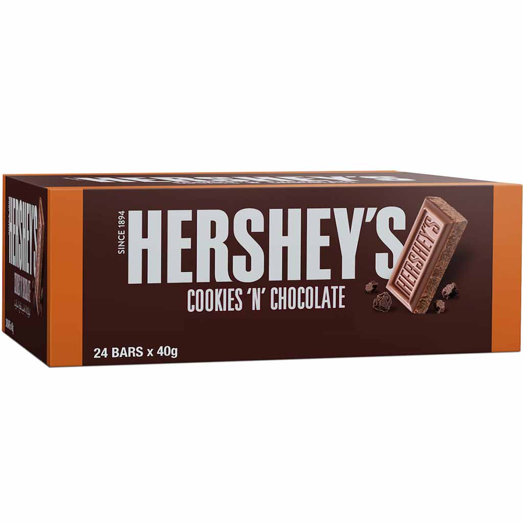 Hersheys Cookies N Chocolate 24x40g=960g MHD 04.03.26