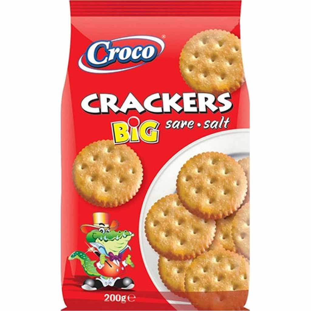 Croco Big Crackers mit Salz 200g MHD 23.08.26