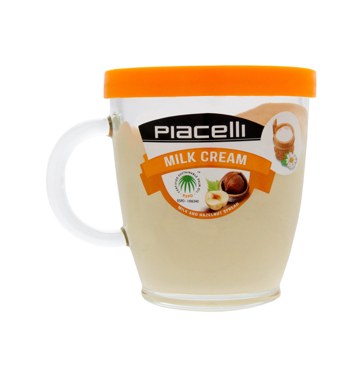Piacelli Cremeaufstrich mit Milch 300g MHD 15.10.26