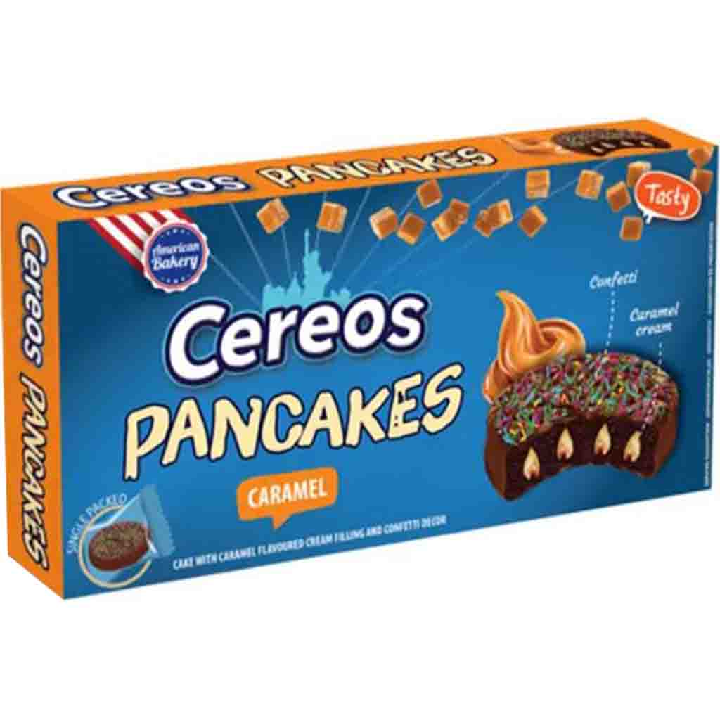 American Bakery Cereos Pancakes Caramel 3er 150g MHD 27.11.26