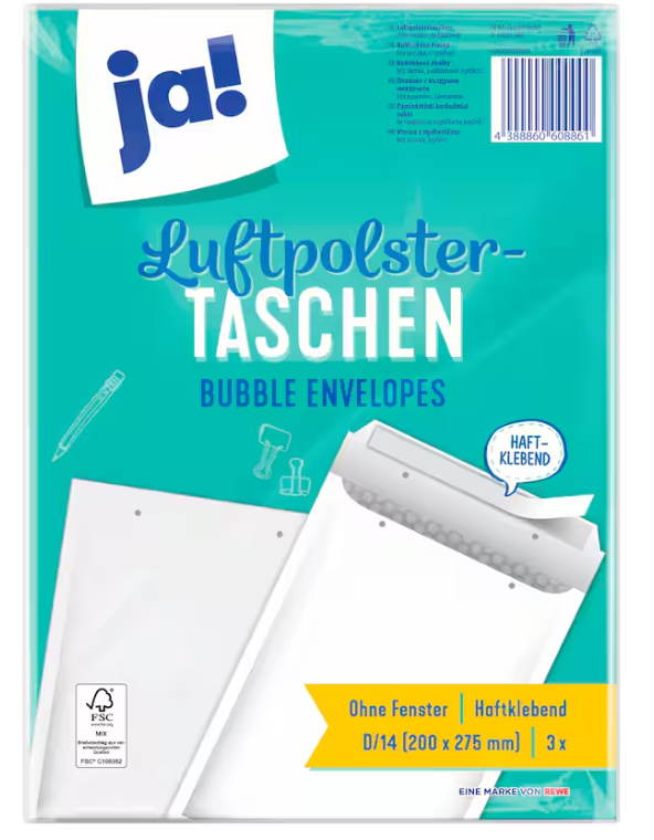 ja! Luftpolstertaschen 2 Stück
