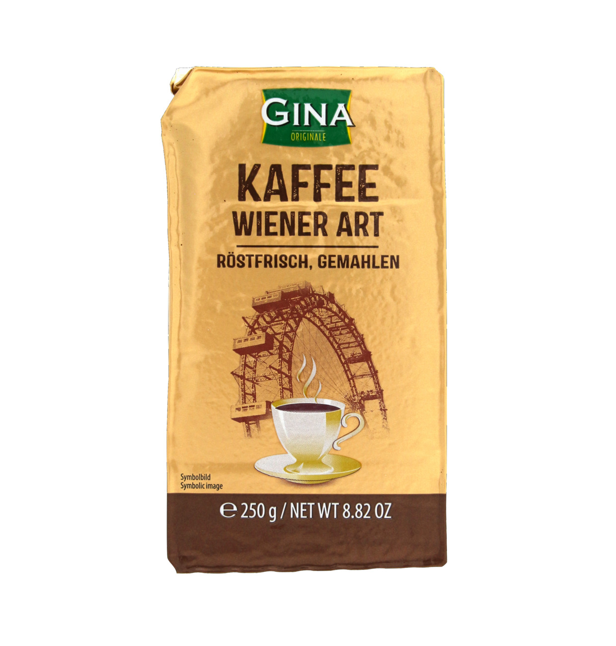 Gina Filterkaffee Wiener Kaffee gemahlen 250g MHD 30.11.27