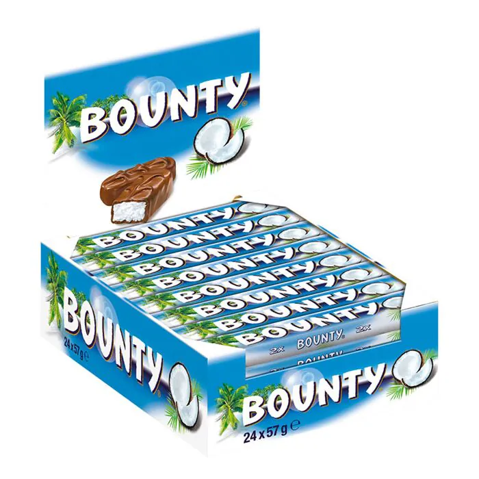 Bounty Doppelriegel Milch 24x57g=1368g MHD 19.07.26