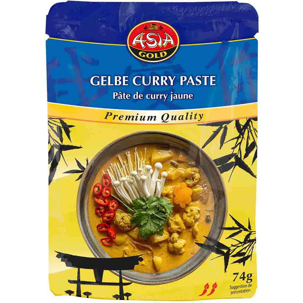Asia Gold Currypaste gelb 74g MHD 11.06.26