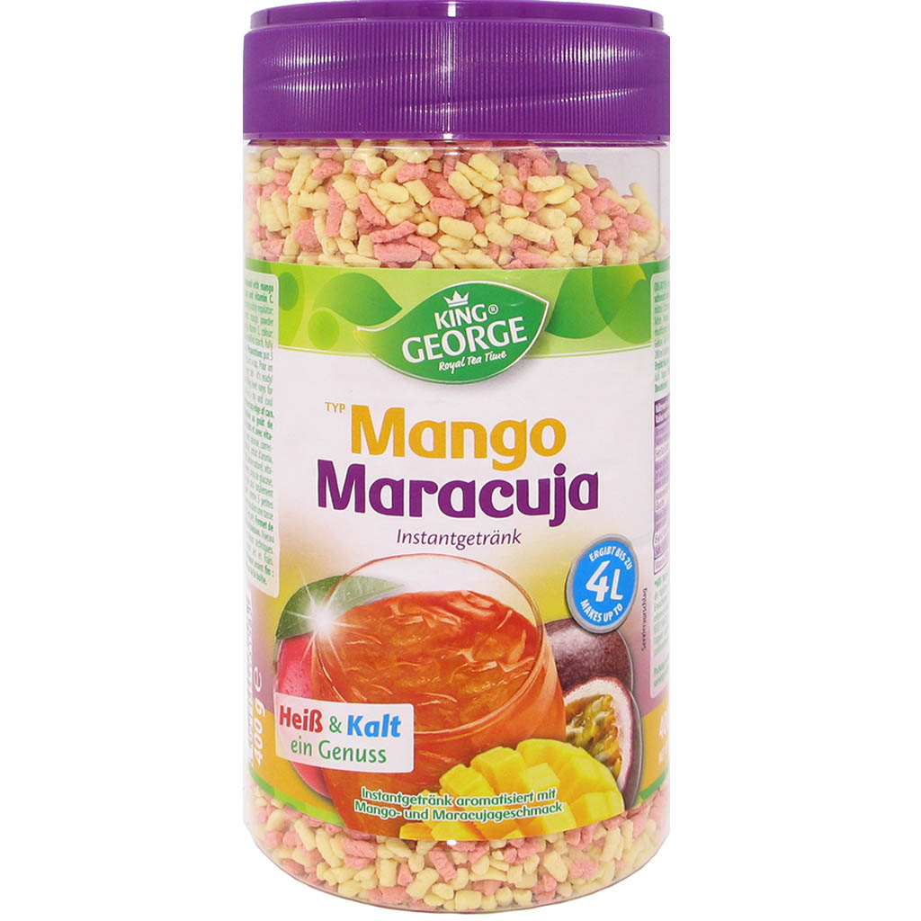 King George Mango Maracuja Instantgetränk 400g MHD 30.11.26