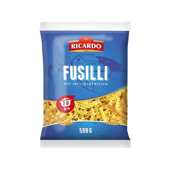 RICARDO Fusilli Nudeln 500g MHD 17.03.28