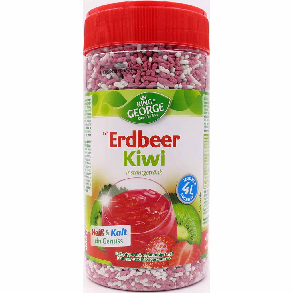 King George Erdbeere Kiwi Instantgetränk 400g MHD 30.01.27
