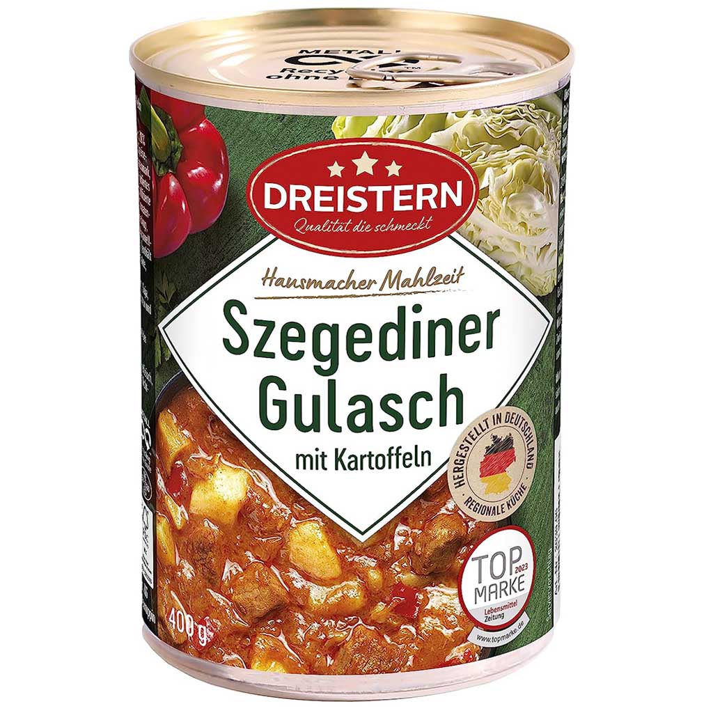 Dreistern Szegediner Gulasch mit Kartoffel 400g