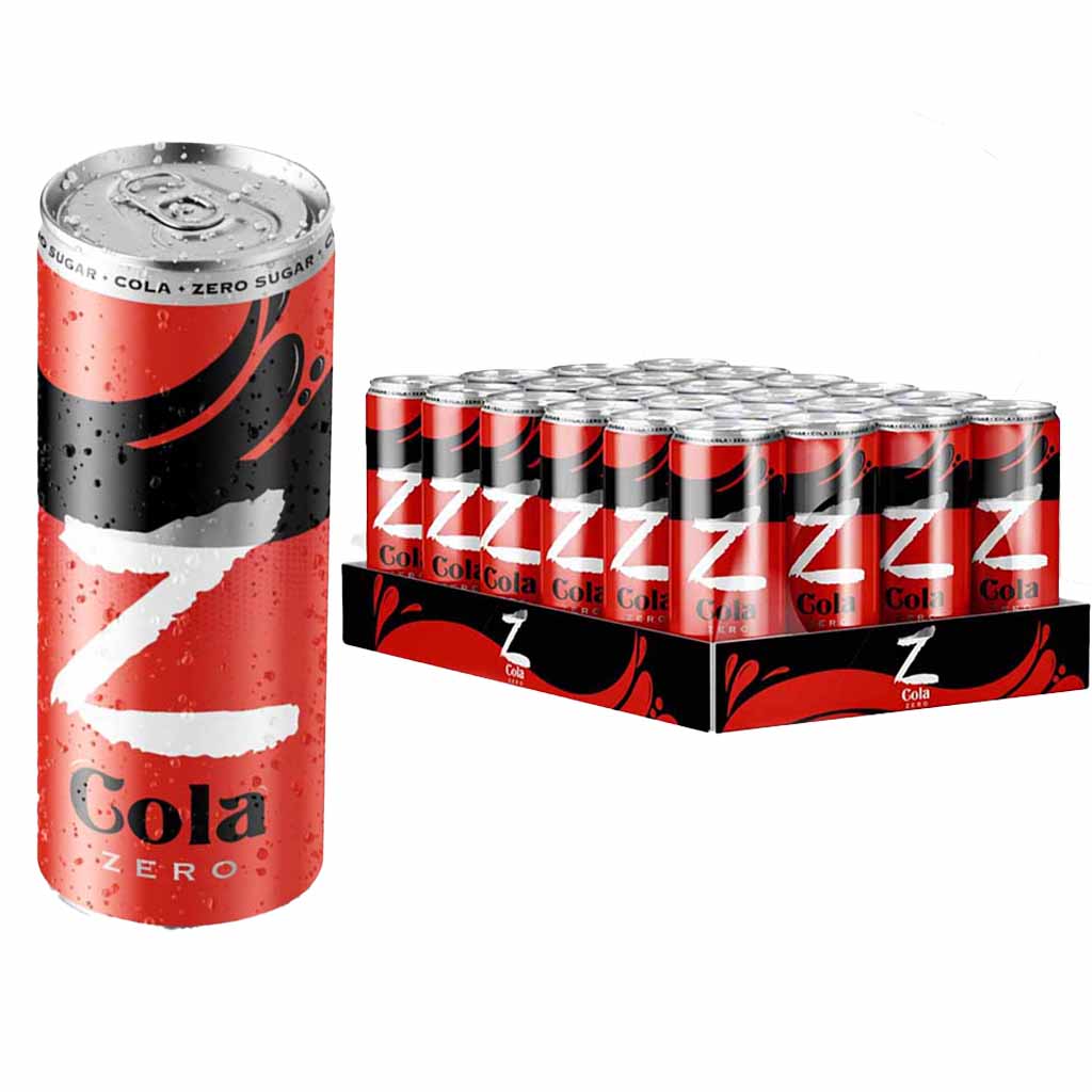 Generation Z Cola Zero Dosen 24 x 330ml = 7,92lt MHD 27.09.27
