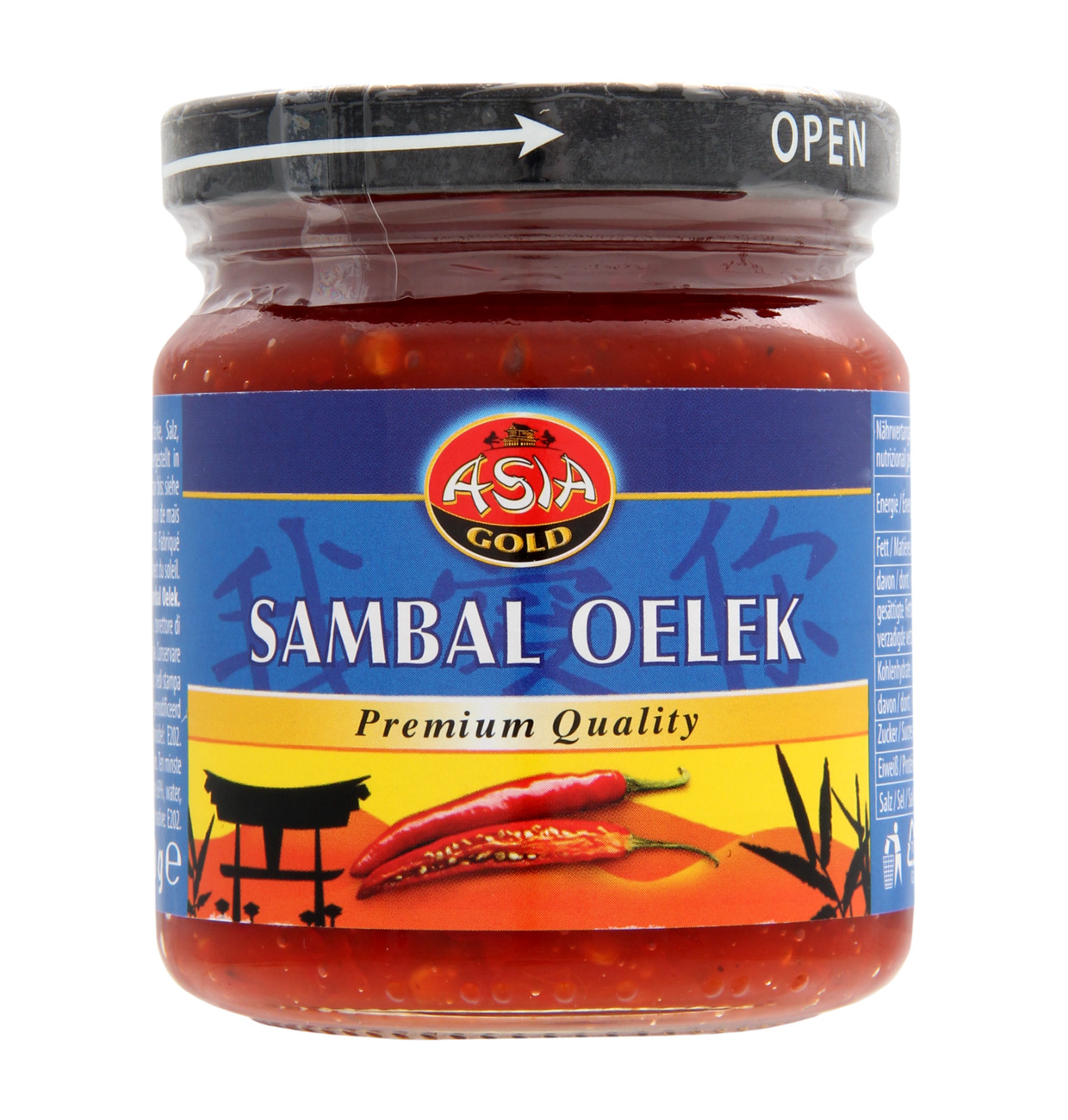 Asia Gold Sambal Oelek 200g  EAN 9002859051340
