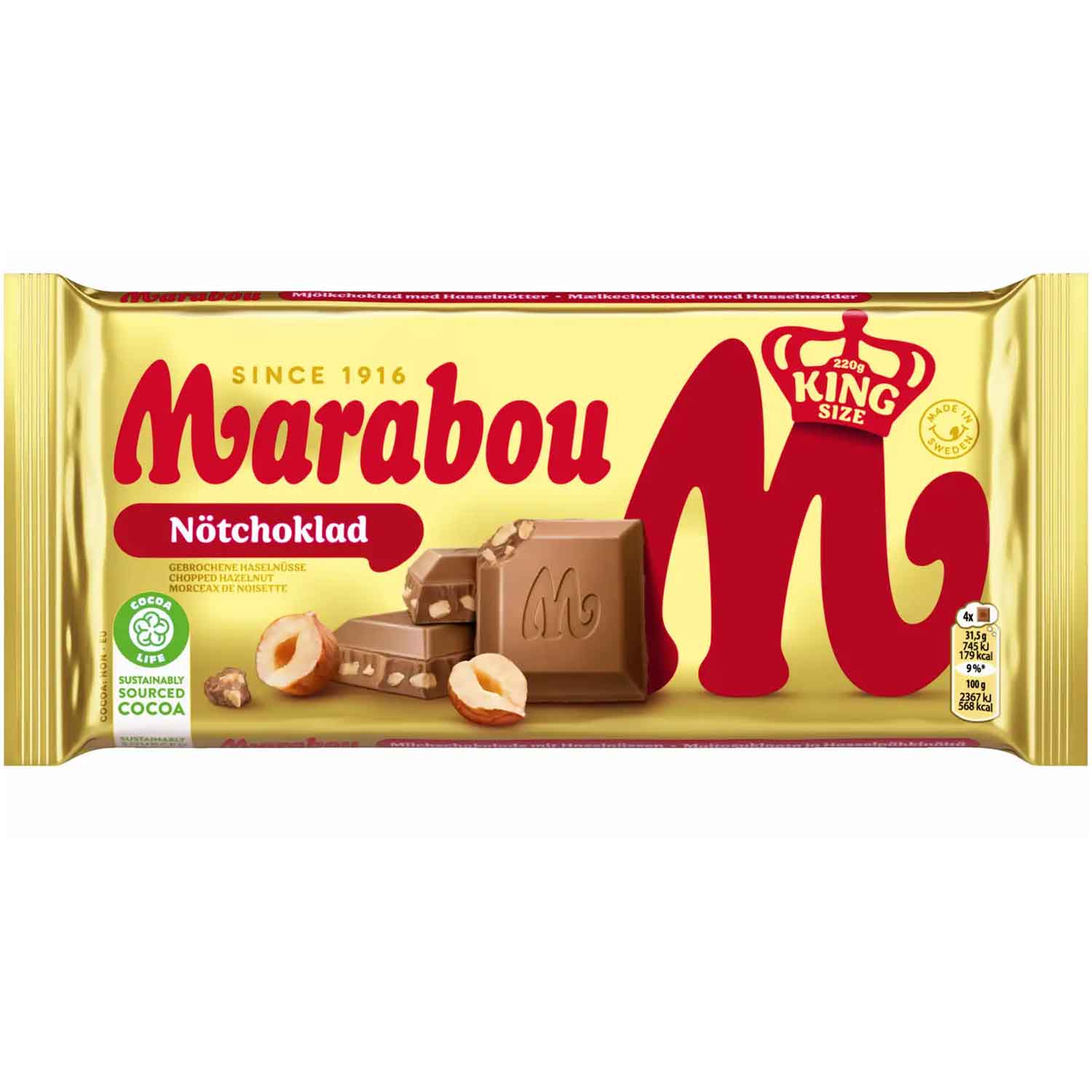 Nussschokoade-Marabou-King-Size