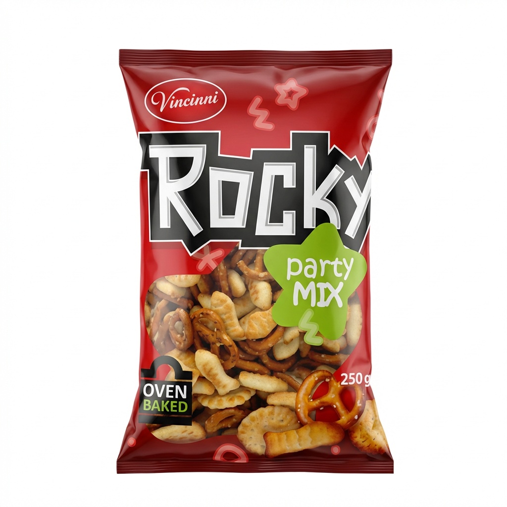 Snack, Chips, Gemischtes Gebäck, Brezeln, Ofen gebacken