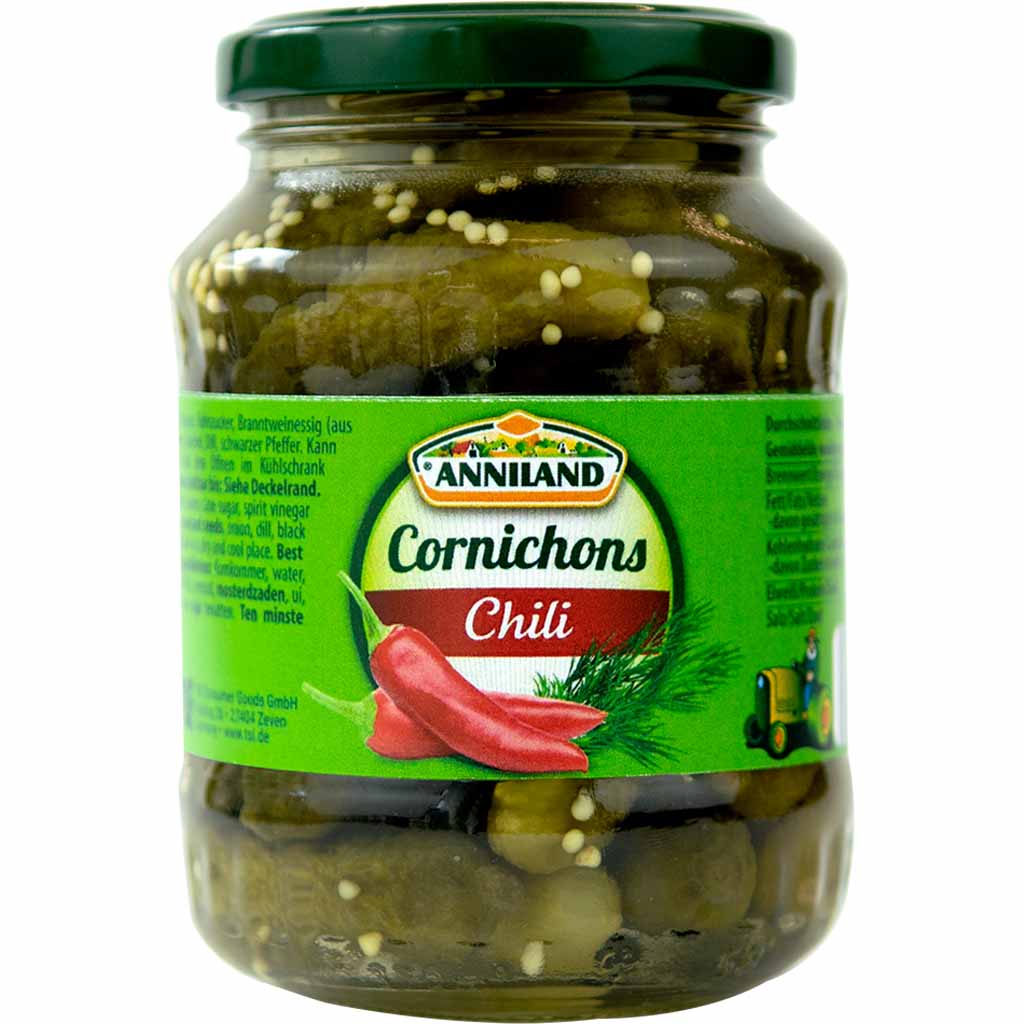 Anniland Cornichons mit Chili 190g MHD 21.06.27
