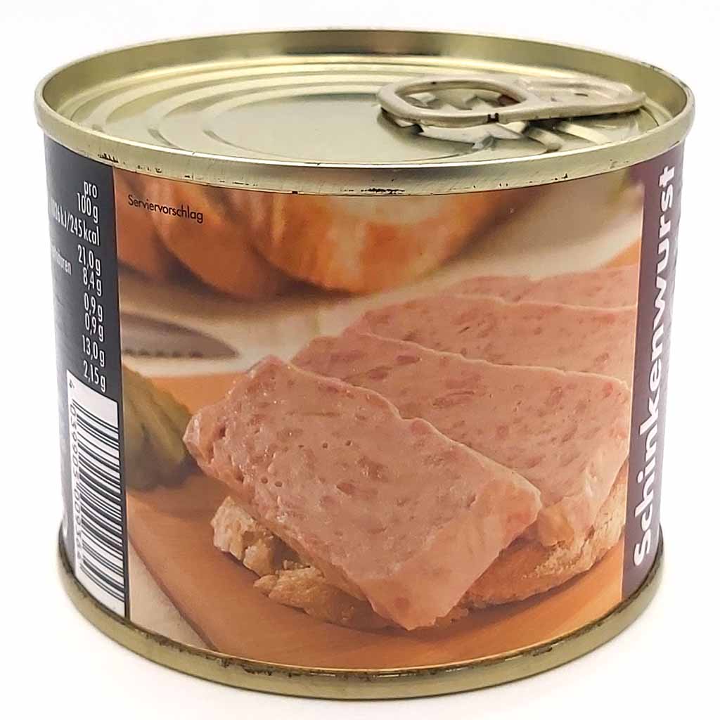 Werz Hausmacher Dosenwurst Schinkenwurst 200g MHD 11.10.26