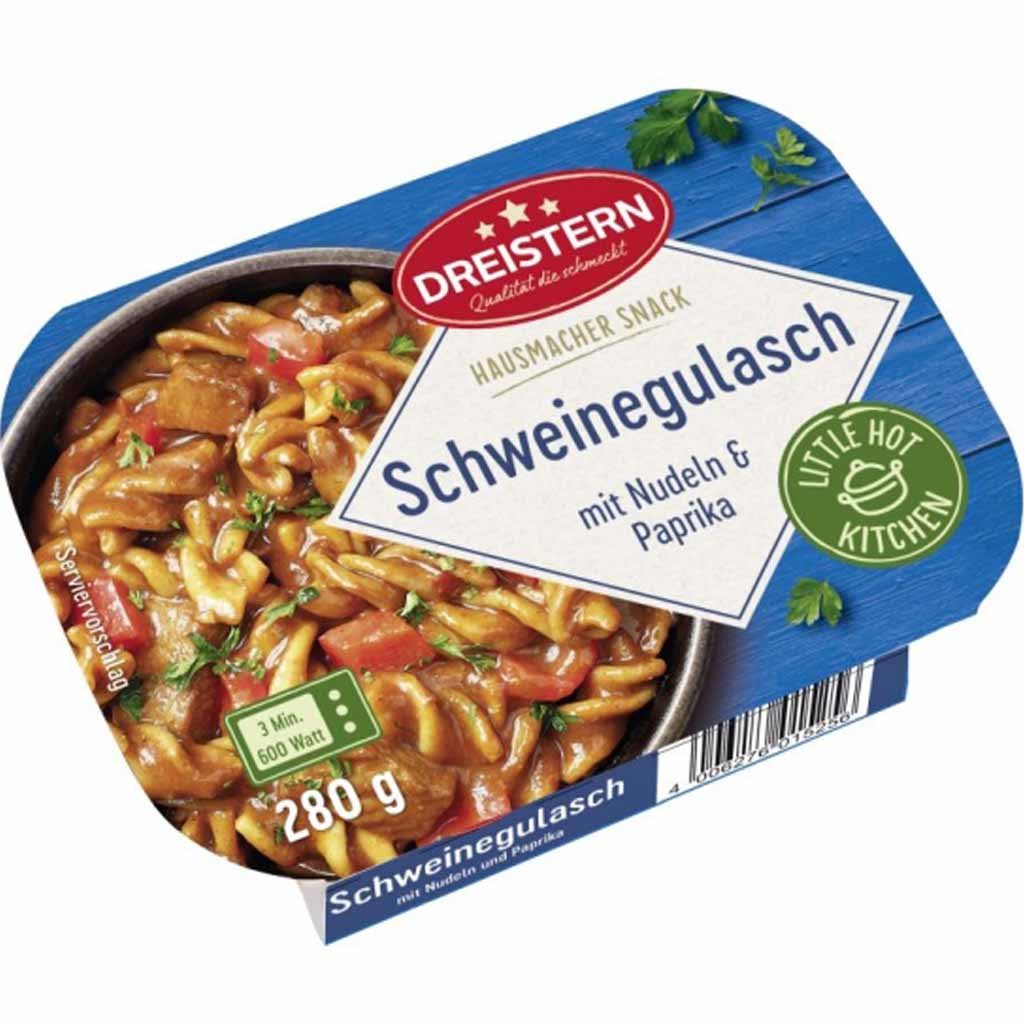 https://www.lebensmittel-sonderposten.de/media/image/0a/e3/79/Dreistern_Hausmacher_Snack_Schweinegulasch_Nudel_paprika_280g_front_96dpi.jpg