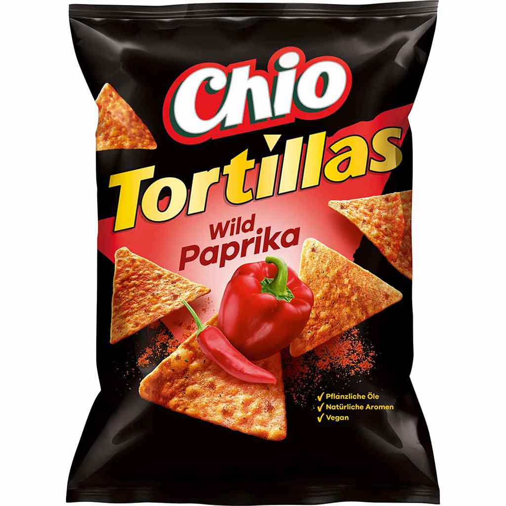 Chio Tortillas Wild Paprika 110g MHD 23.03.26