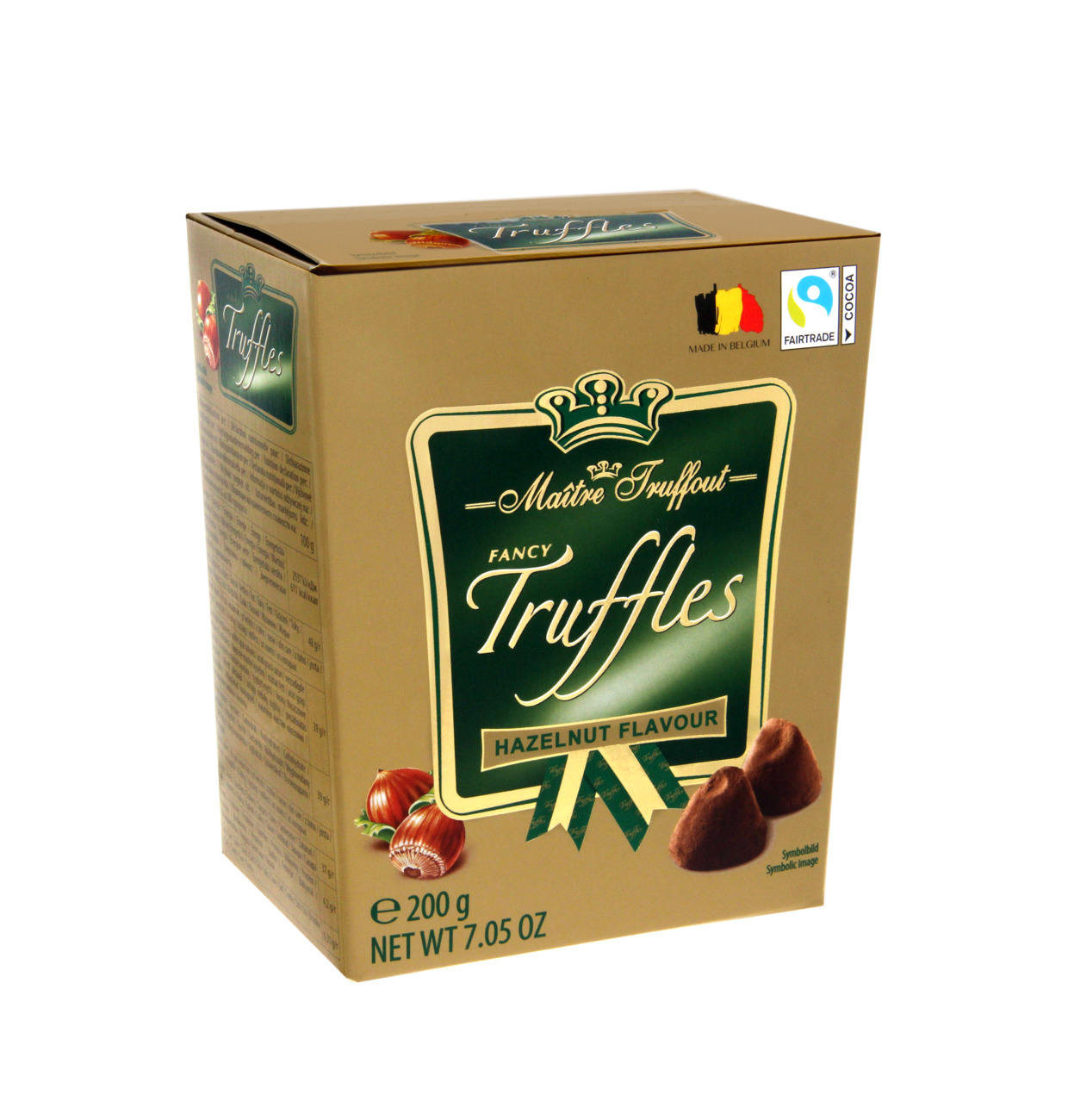 Maitre Truffout Truffles Haselnuss Flavor 200g MHD 15.06.27