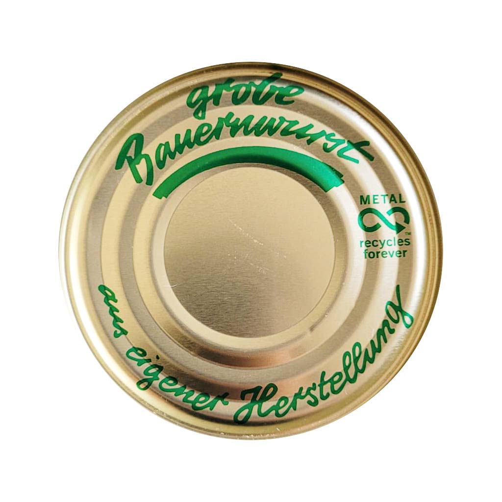 Schwarzwaldhaus Original Grobe Bauernwurst 400g Goldglanzdose MHD 23.02.27
