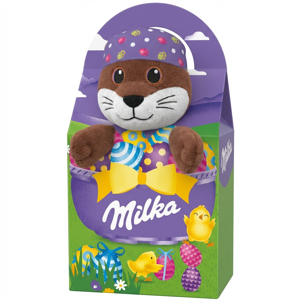 Milka Magic Mix Plüschtier Eichhörnchen 96g MHD 30.07.26