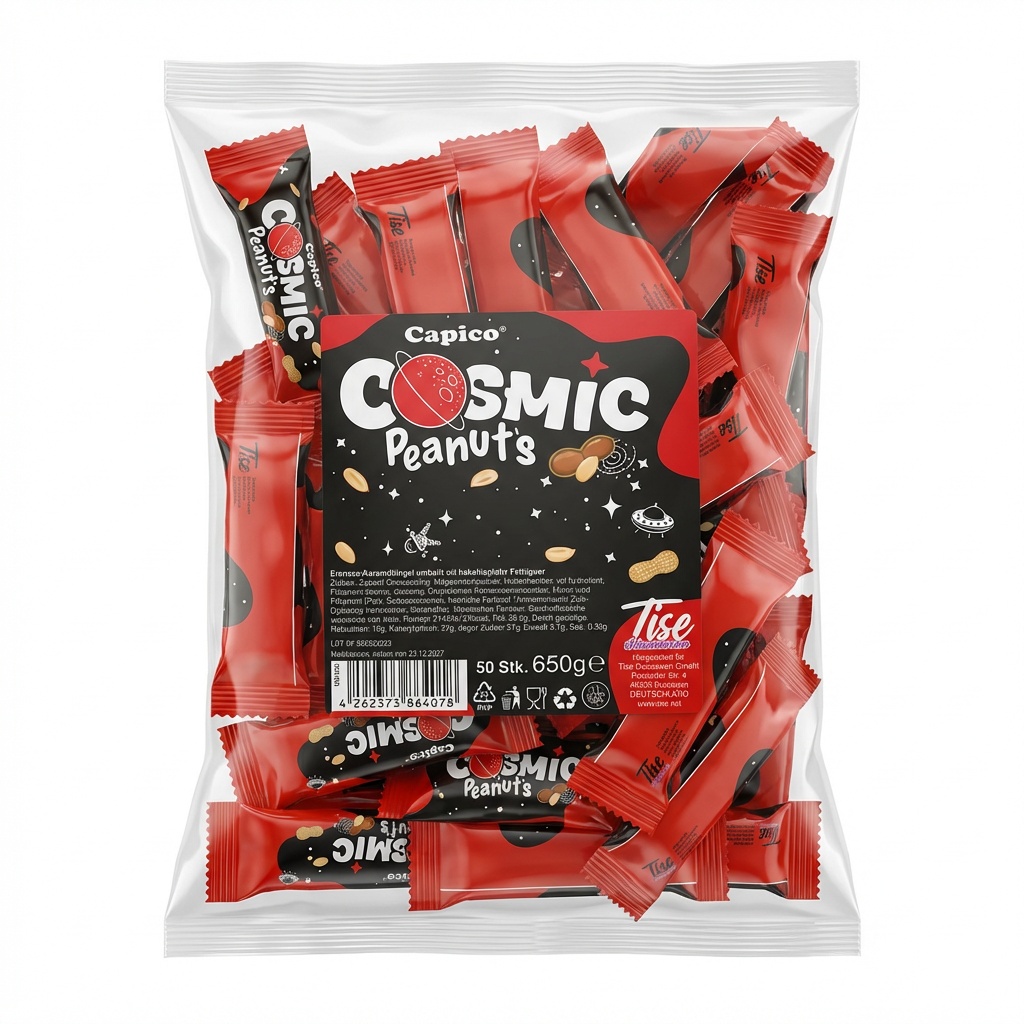 Süßigkeit, Erdnuss, Cosmic Erdnüsse, Snack, Portionen