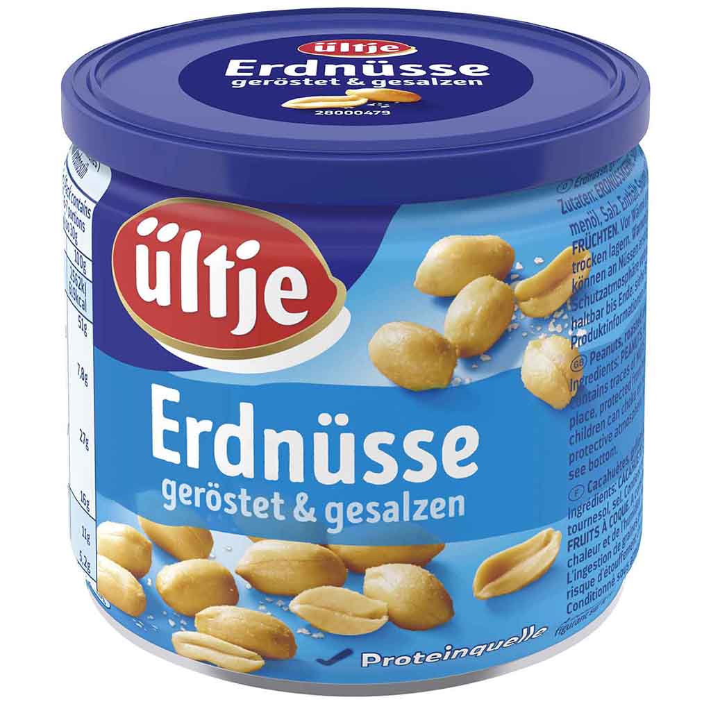 ültje Erdnüsse geröstet & gesalzen 180g MHD 30.07.26