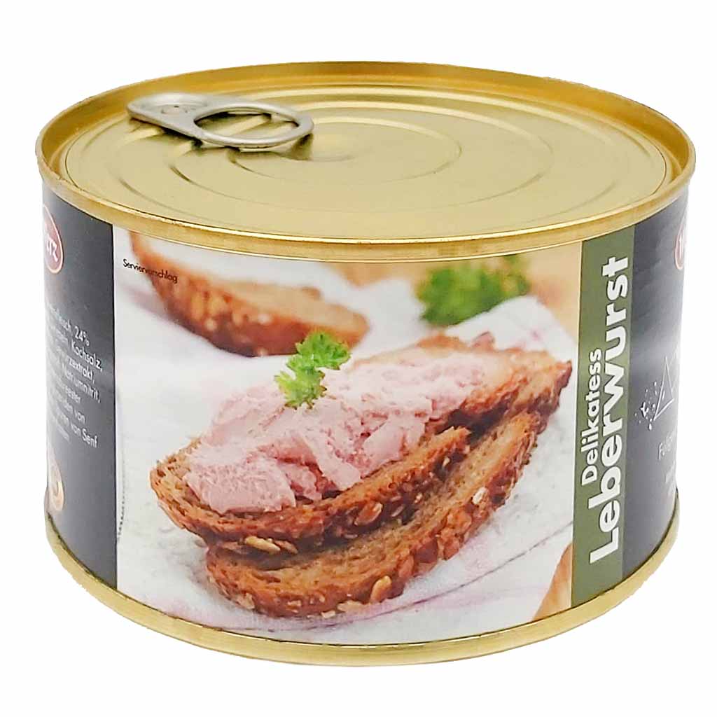 Werz Hausmacher Dosenwurst Delikatess Leberwurst 400g