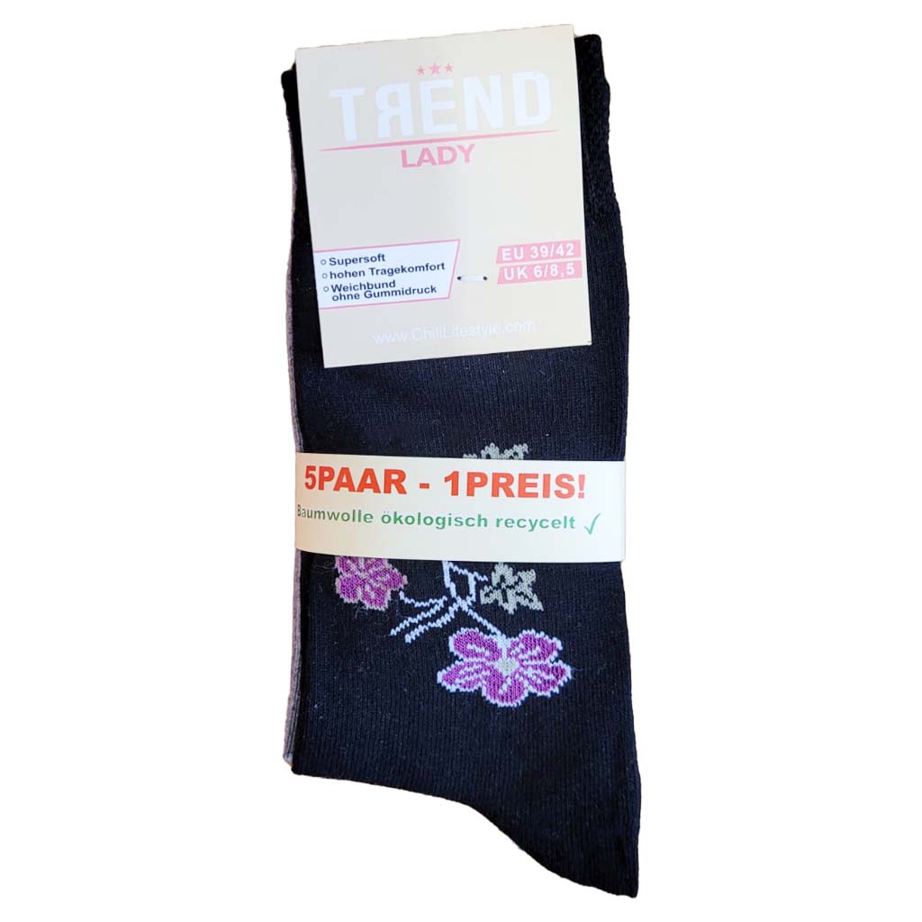 Trend Lady Socken 5er Gr 39-42