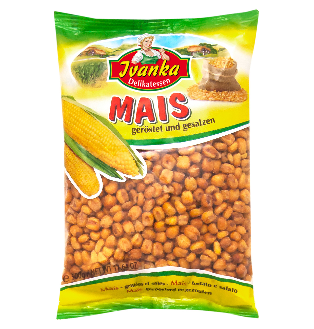 Ivanka Mais – geröstet und gesalzen 500g MHD 31.07.26