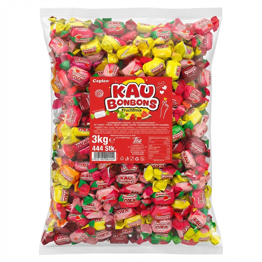 Süßigkeiten, Bonbons, Kaubonbons, Fruchtmix, 3kg