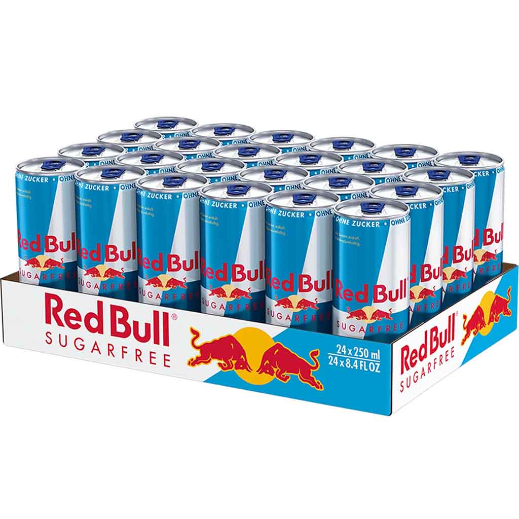 24x Red Bull Sugarfree Energy Drink DOSE á 250ml=6L MHD 16.02.27