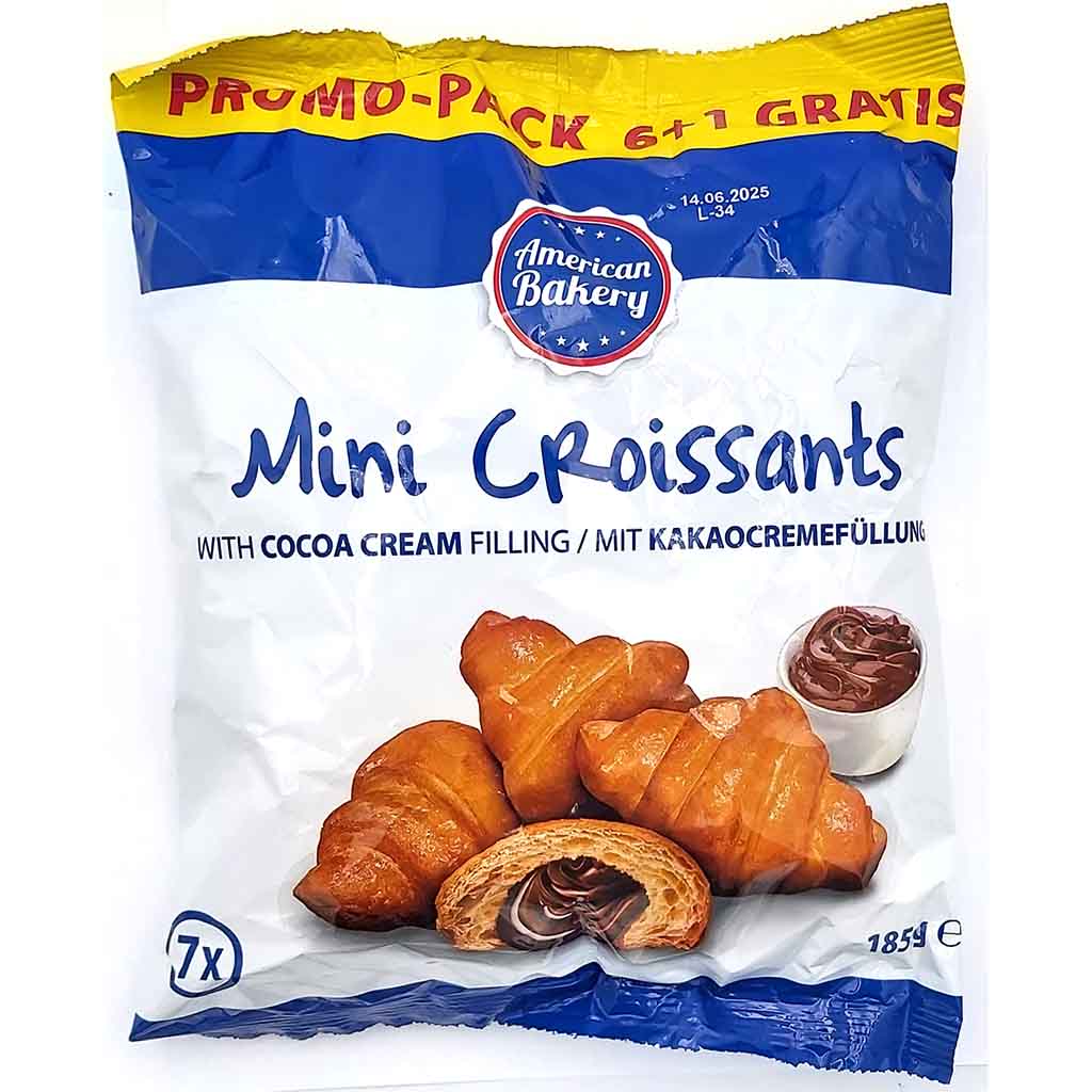 American Bakery Mini Croissant Kakaocreme  185g
