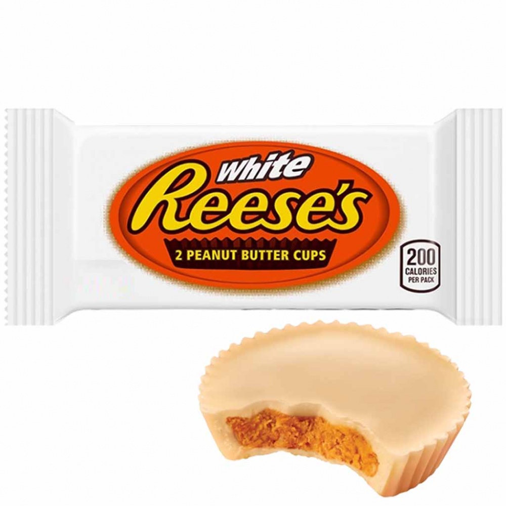 Reeses Peanut Butter Cups White 2er 39g MHD 29.04.26