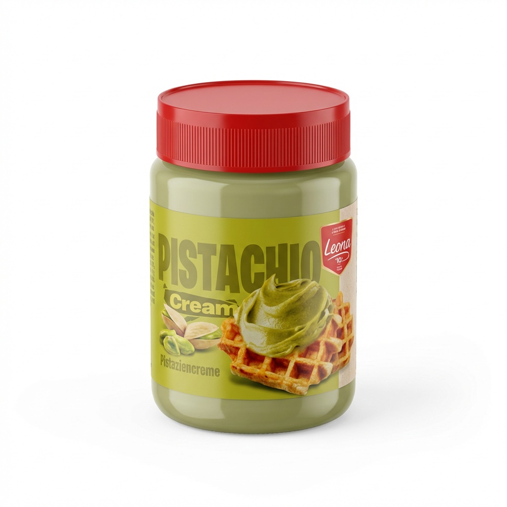 Pistaziencreme, Creme, Pistazien, Waffel, Glas/Jar