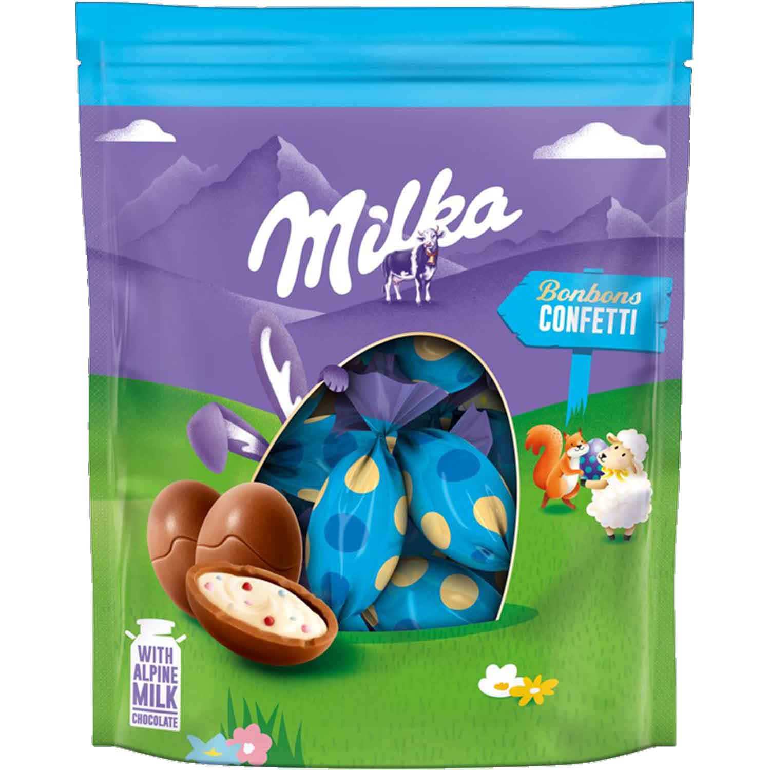 Milka Bonbons Confetti Ostern 86g MHD 31.07.26