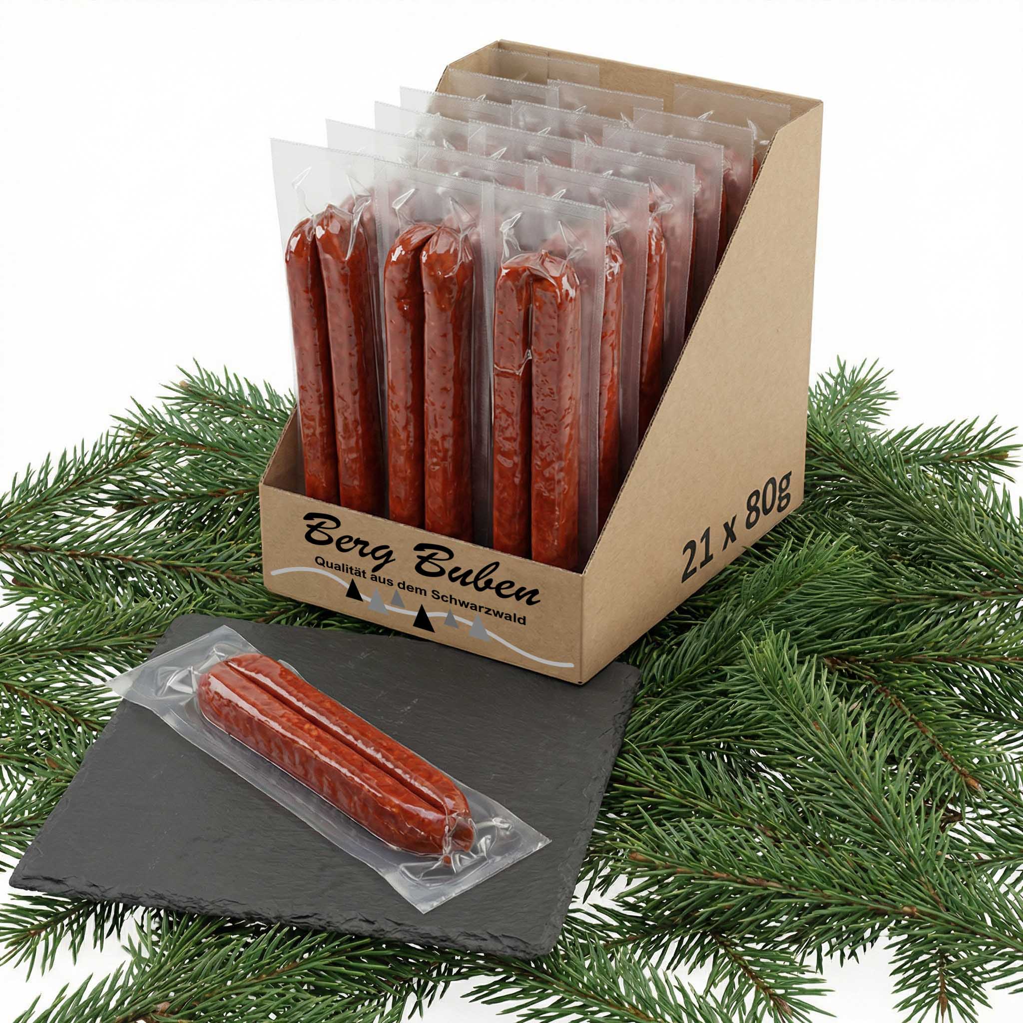 salami, wurst,  vakuumverpackt, packung, geschenkbox