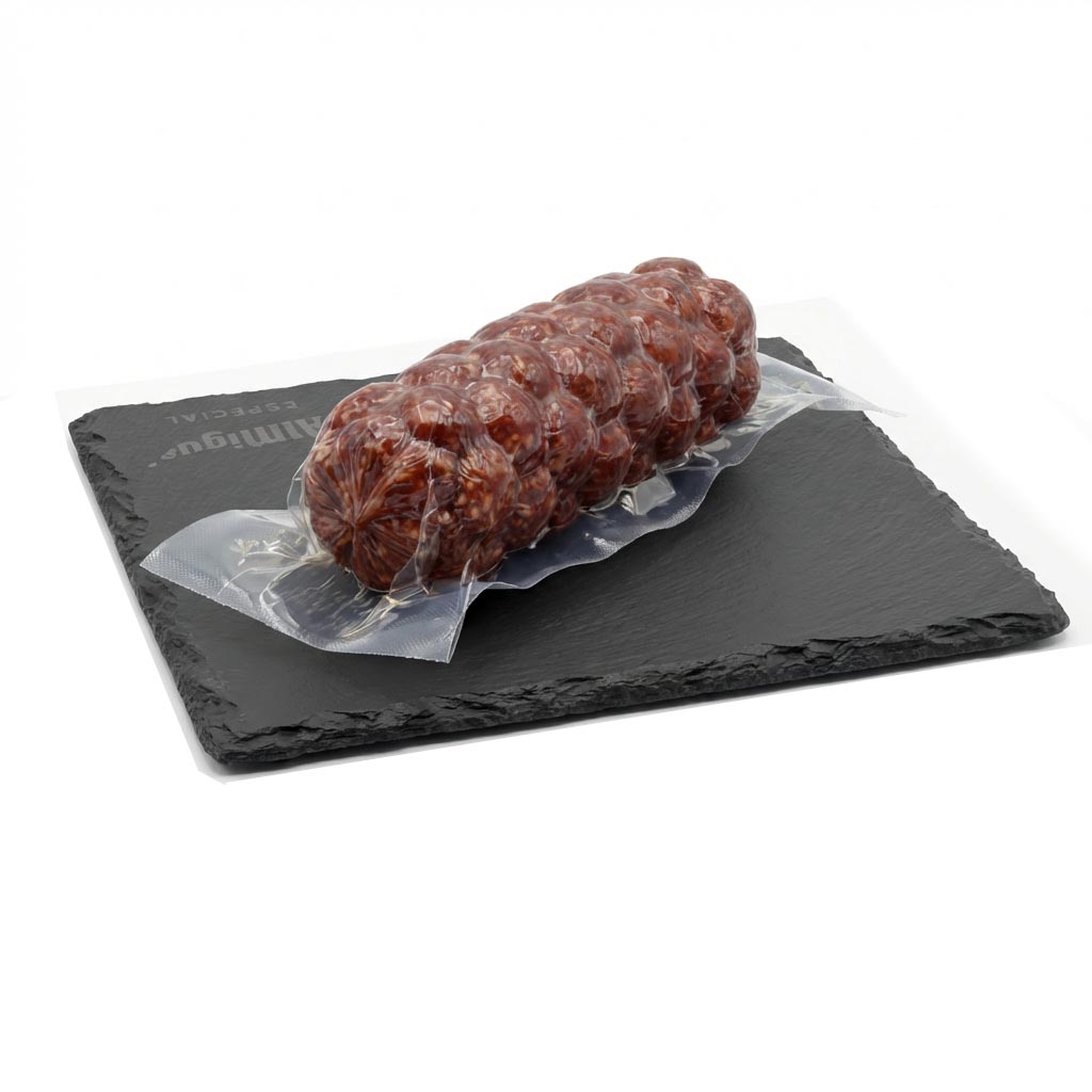 Wurst, Salami, Vakuumverpackt, Rotes Fleisch, Servierteller