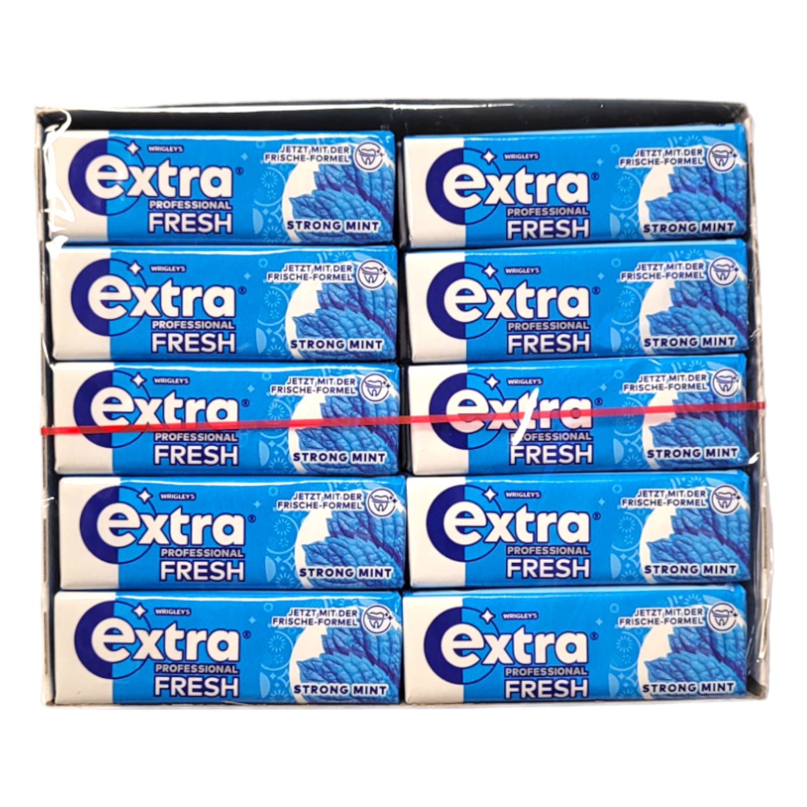 Wrigleys Extra Professional Fresh Strong Mint Dragee 30 Packungen MHD 19.10.26