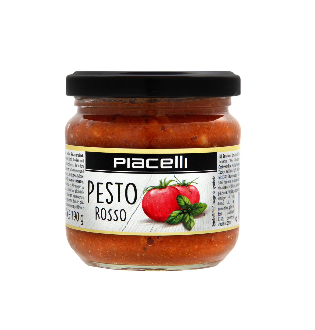 Piacelli Antipasti Pesto rosso - Tomaten Pesto 190g MHD 31.10.28