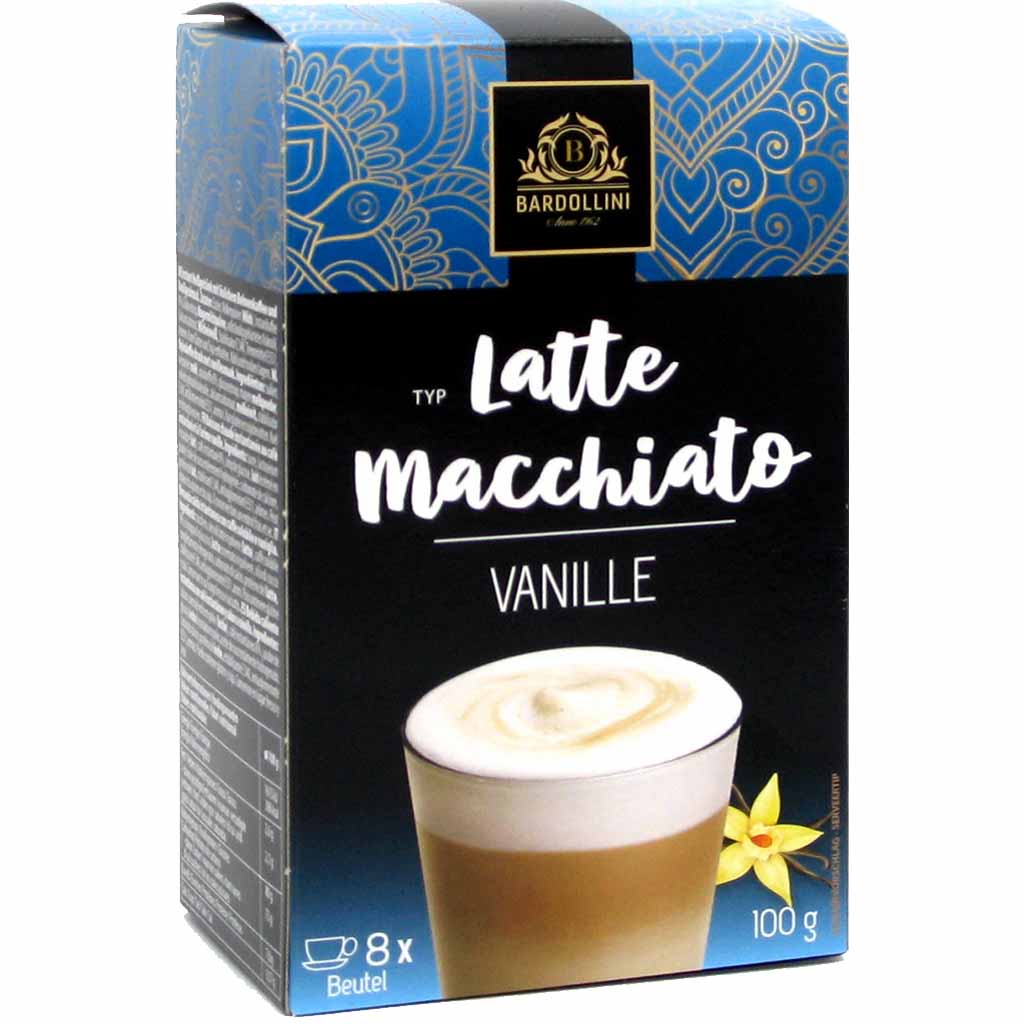 Bardollini Latte Macchiato Vanille 8er 100g MHD 17.07.27