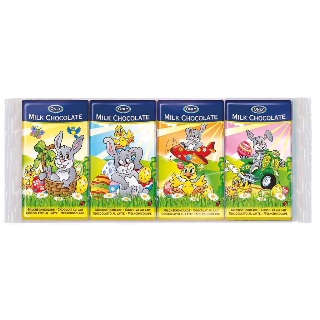 Only Ostern Milchschokolade 4×15g = 60 g MHD 03.11.27