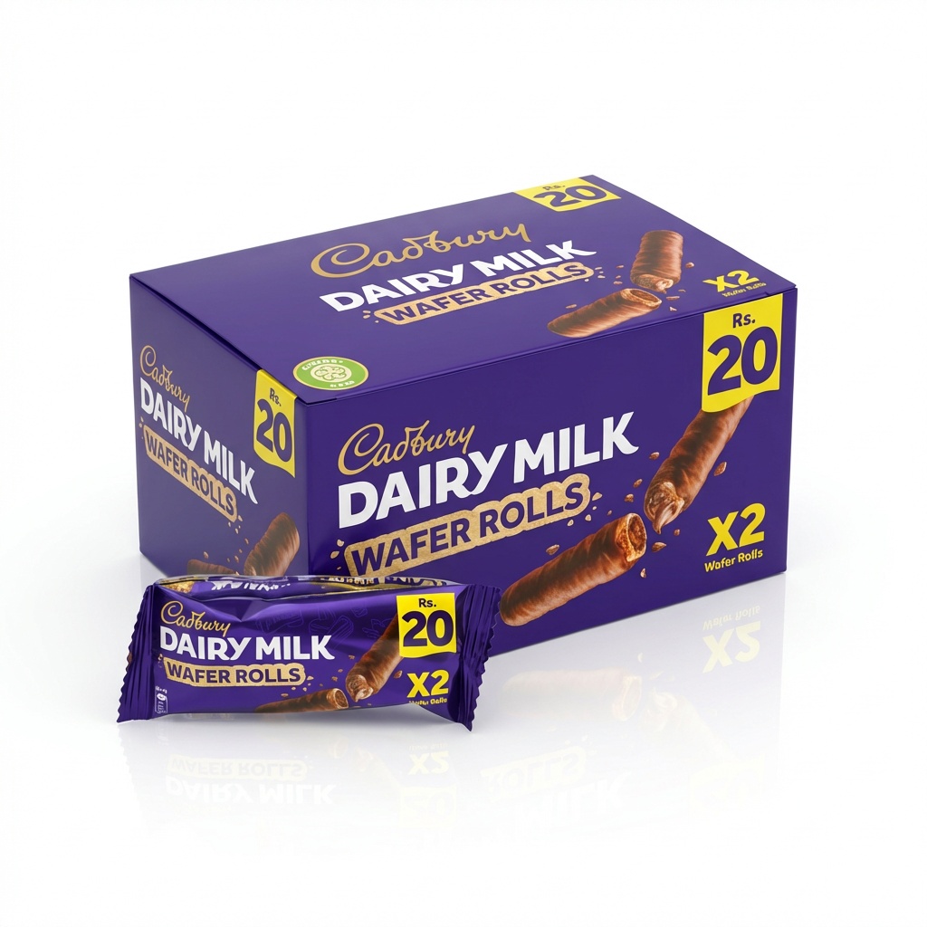 Dairy Milk, Wafer rolls, Cadbury, Snack box, Rs 20