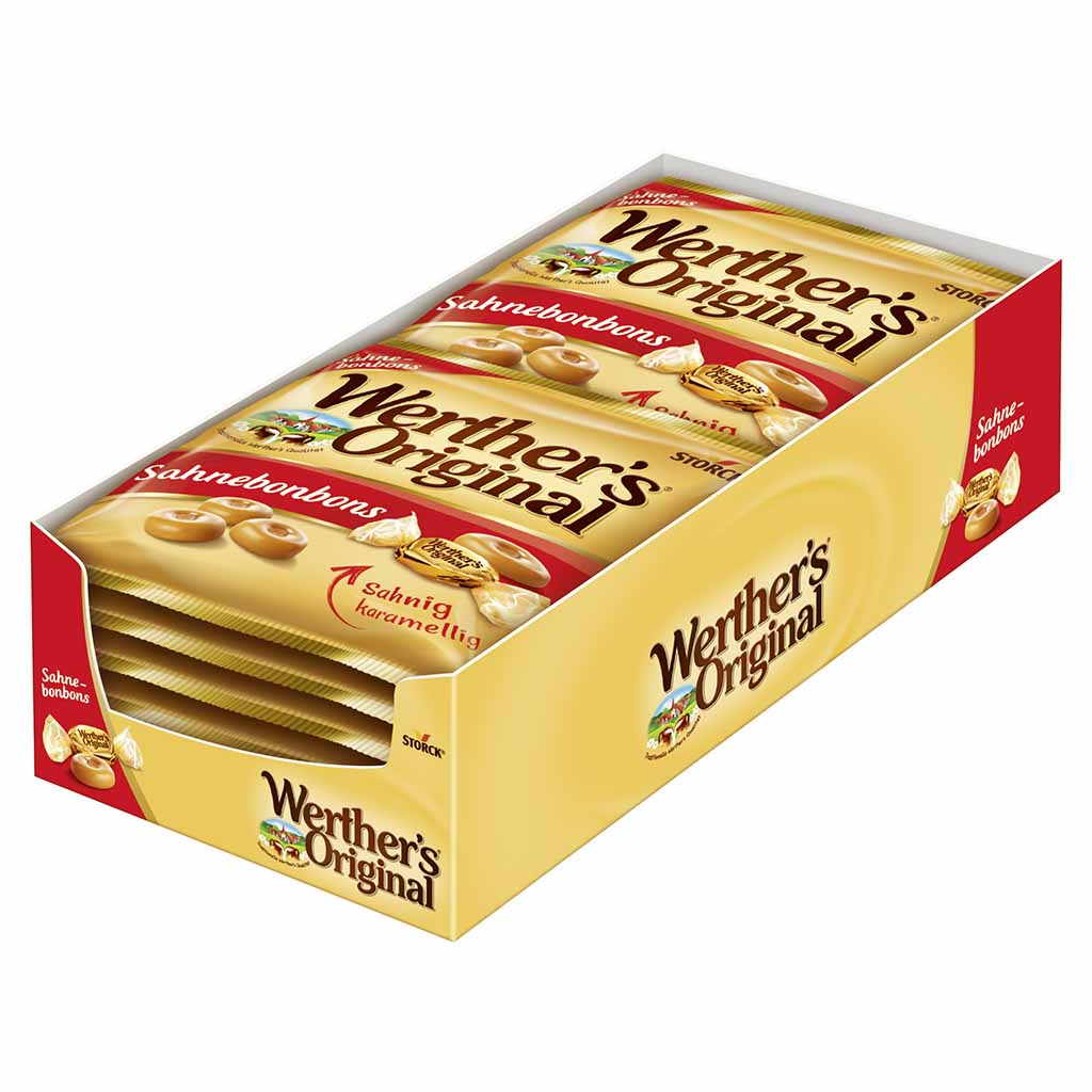 Werthers Original Sahnebonbons 15x120g = 1,8 kg MHD 30.09.26