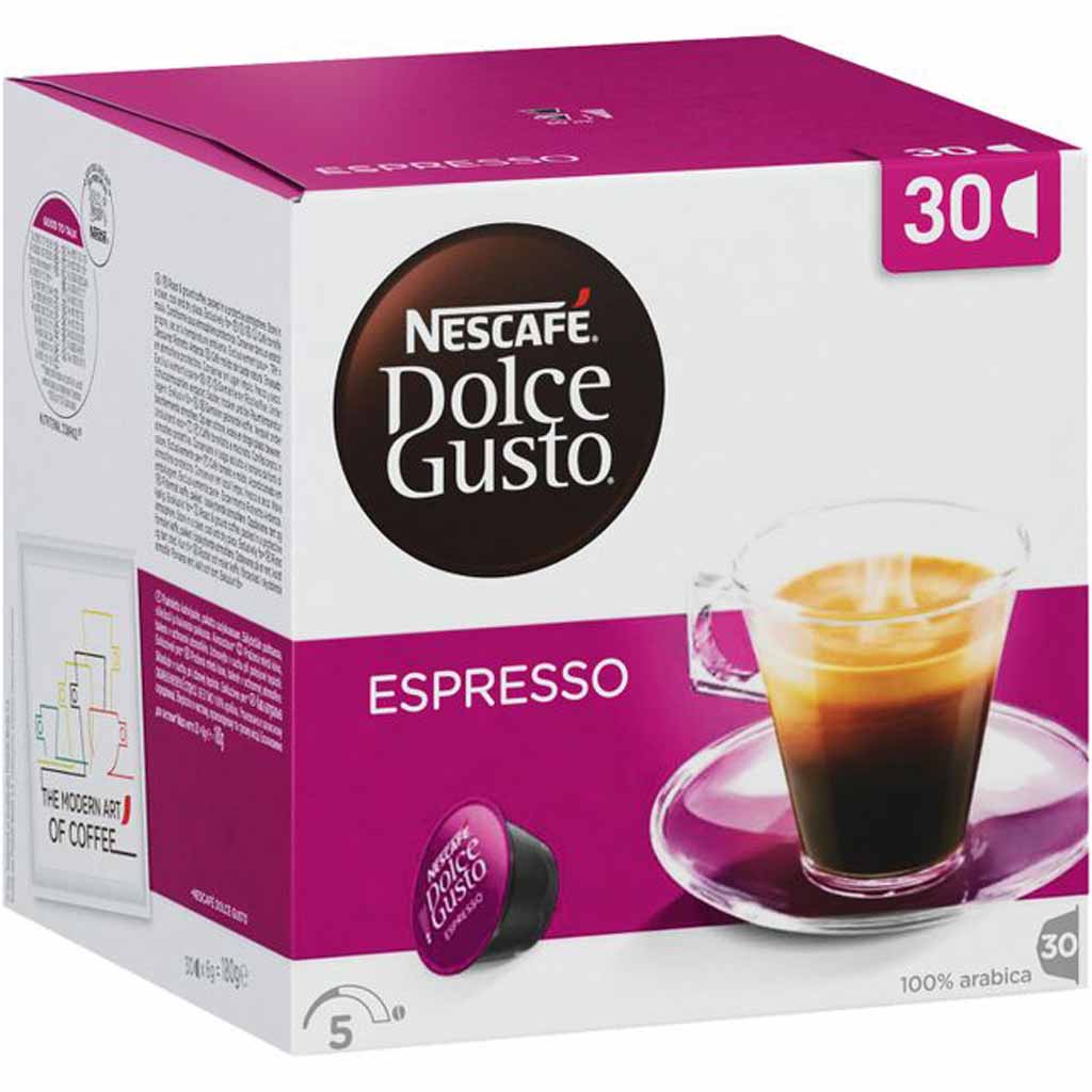 Nescafe Dolce Gusto Kapseln Espresso 30 Tassen 165g MHD 30.09.26