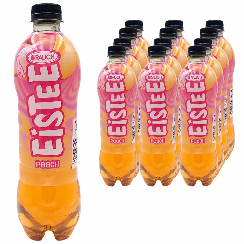 Rauch Eistee Peach PET 12x0,5L=6L MHD 04.10.26