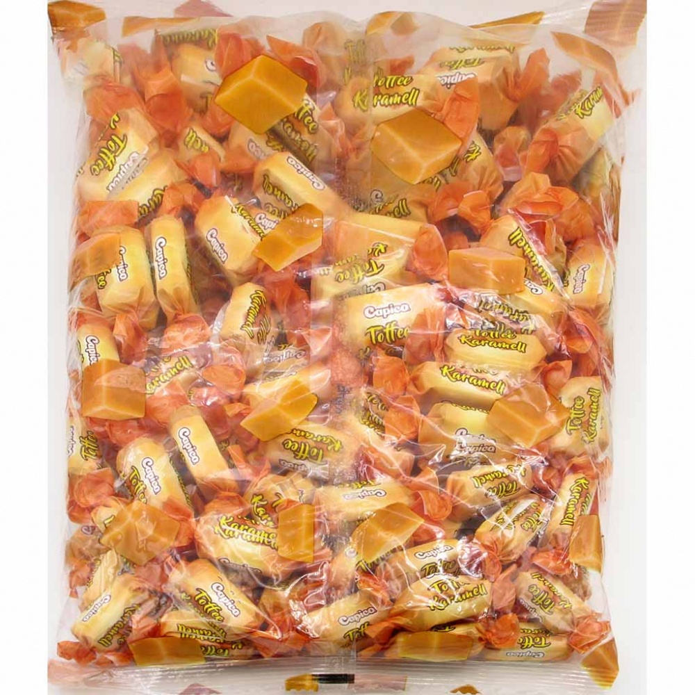 1kg Capico Toffee Karamell Weichkaramellen MHD 01.04.28